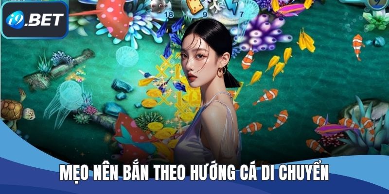 Mẹo nên bắn theo hướng cá di chuyển