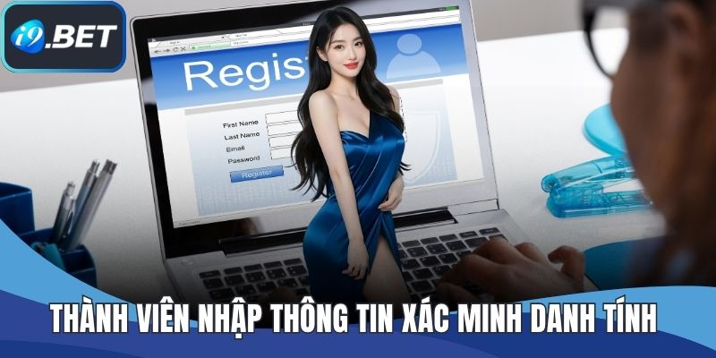 Thành viên nhập thông tin xác minh danh tính